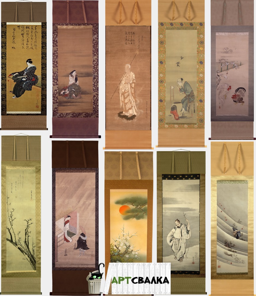 Старинные японские свитки. Часть 1 | Ancient Japanese scrolls. Part 1